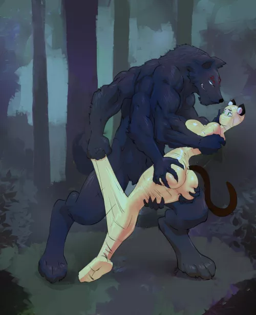 The Webwolf Catches His Prey! (Mayful)