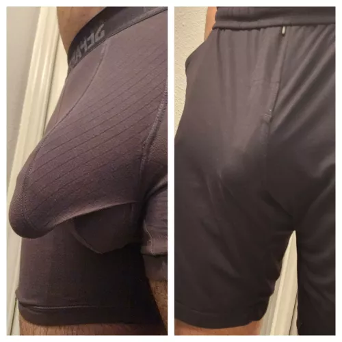 Wore my Separatec boxer briefs to the gym... Didn't think it was that noticeable but caught a couple glances.