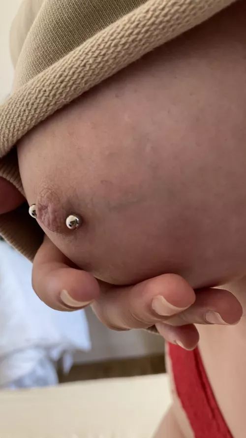 Would you like to try this irresistible temptation of my boobs?