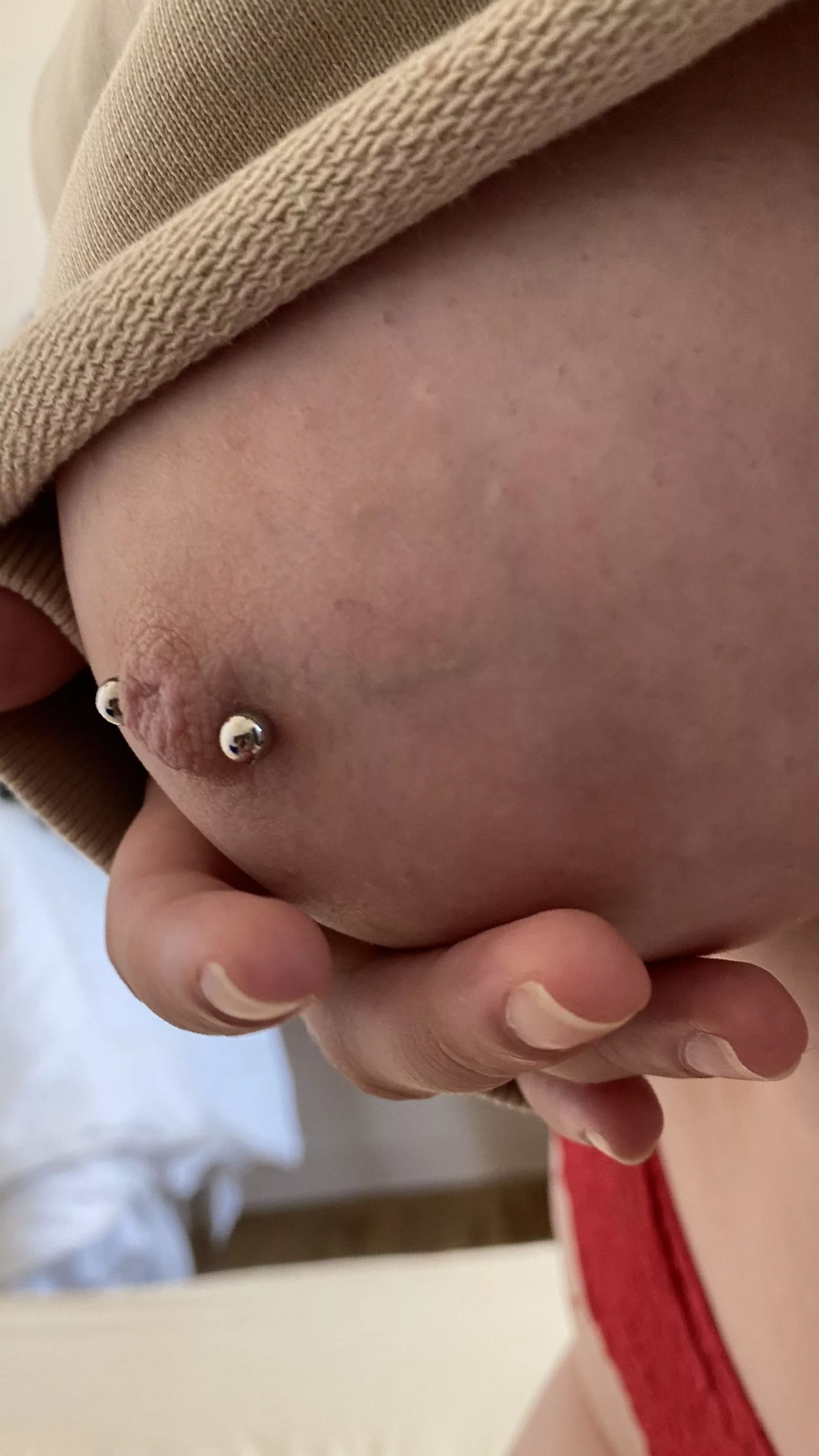 Would you like to try this irresistible temptation of my boobs?