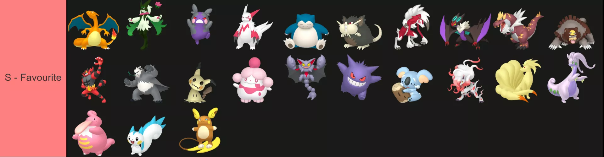 {discussion} Do my favorite ideas for pred Pokes say something about me? I'm curious... (Oral only)