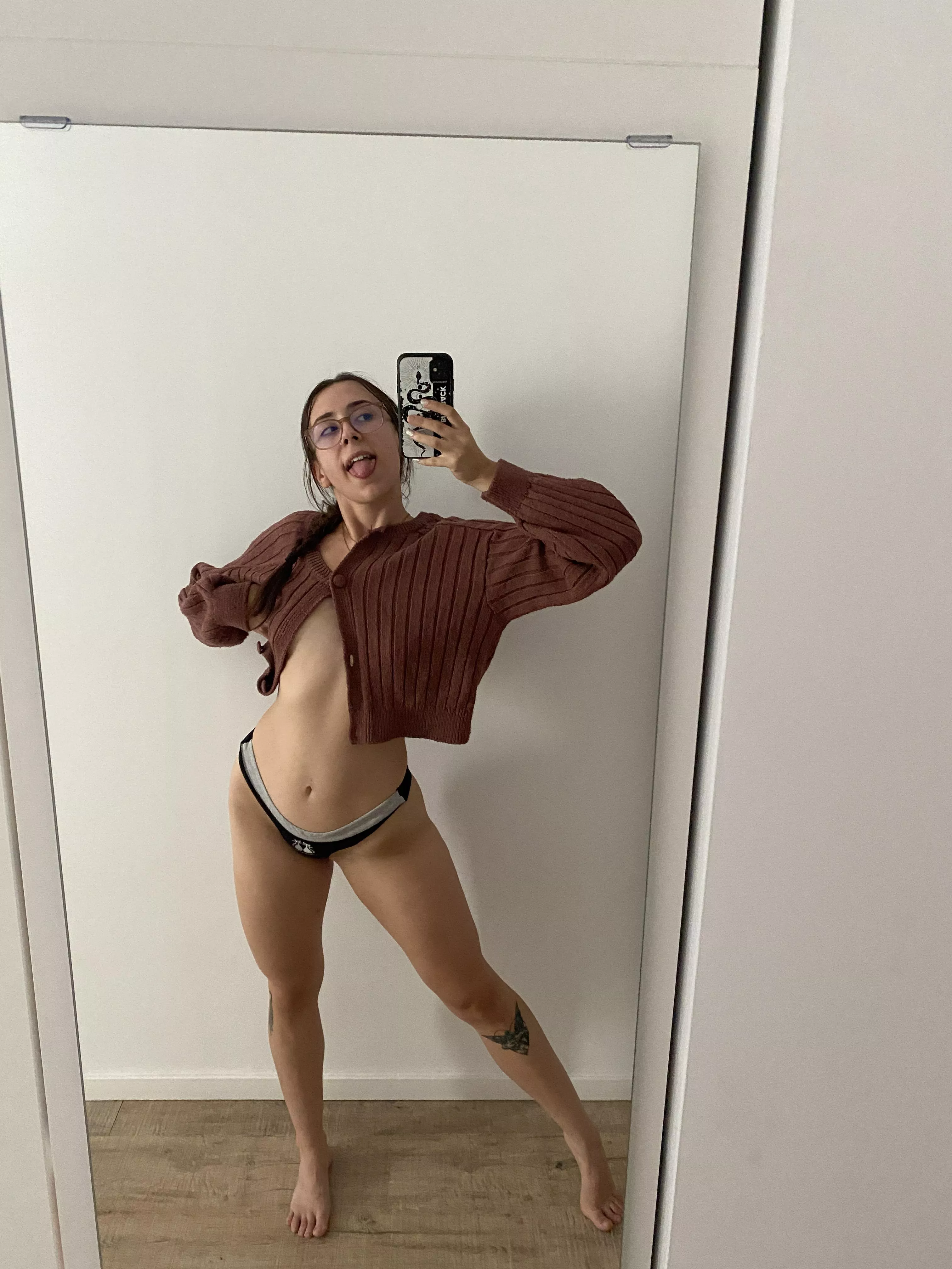 Feeling cute and naughty at the same time