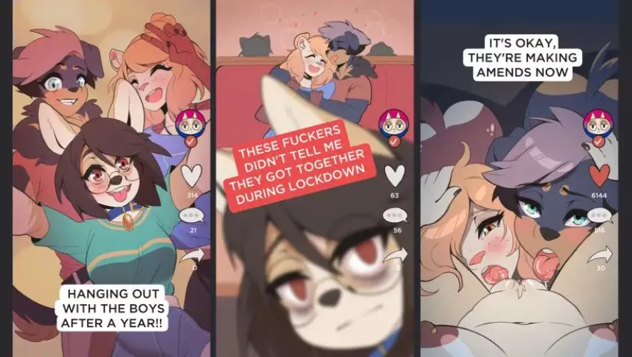 I don't see much furry porn here 🤔