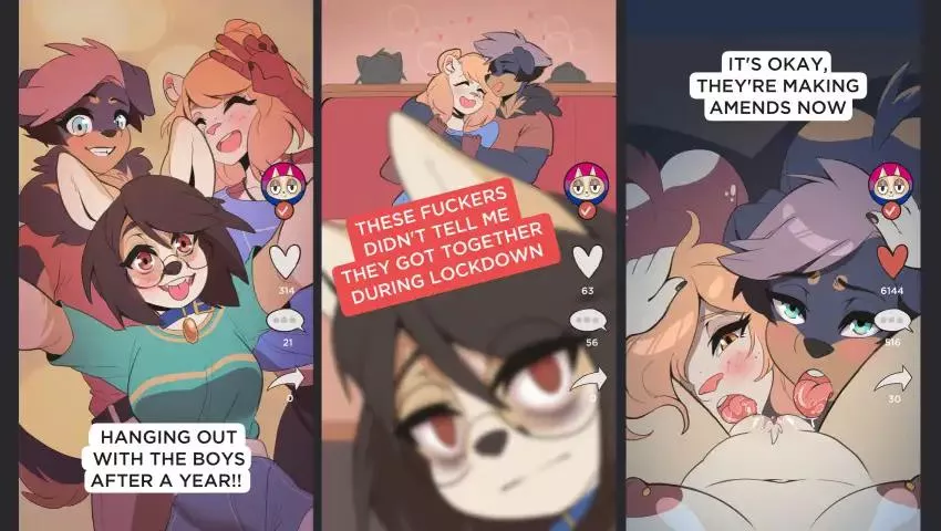 I don't see much furry porn here 🤔