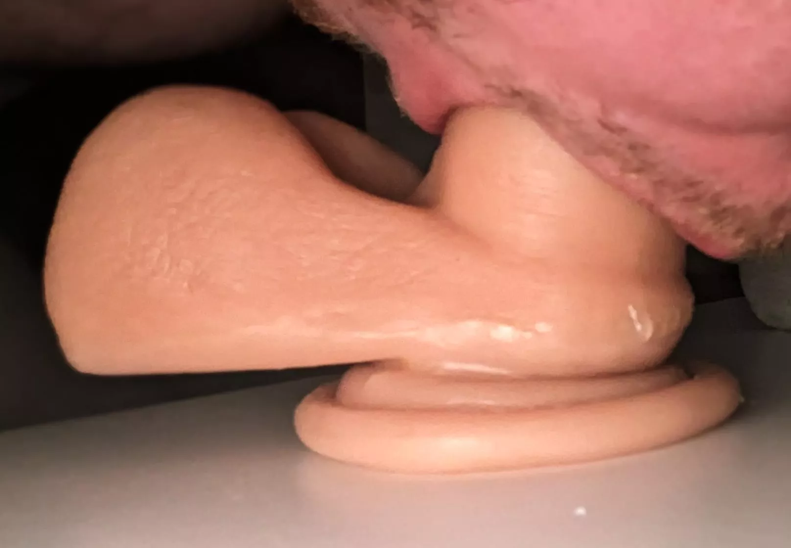 I was told to deepthroat my 7.5 inch dildo for a dominant man online