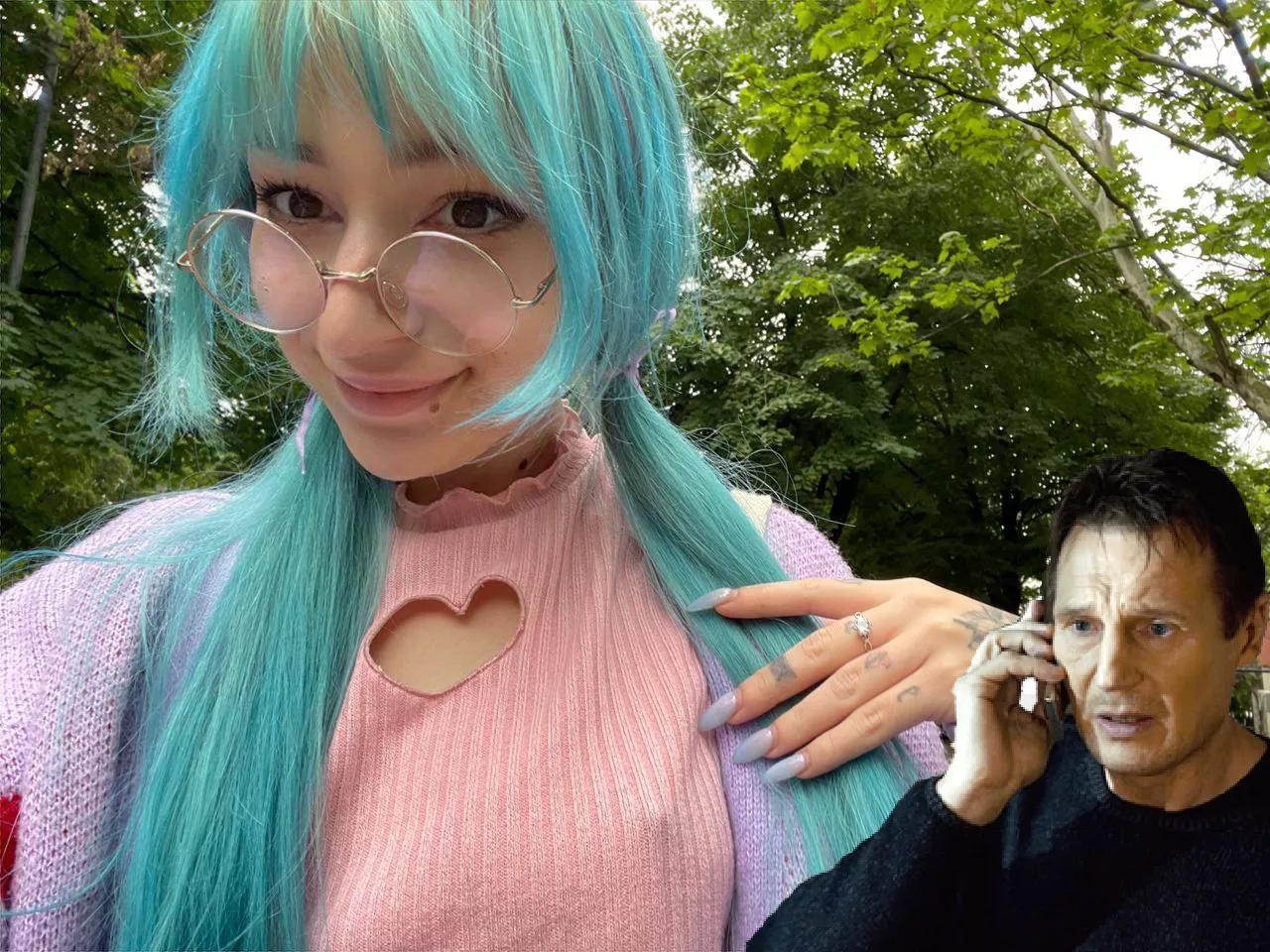 Liam just amazed how sharp my pokies are