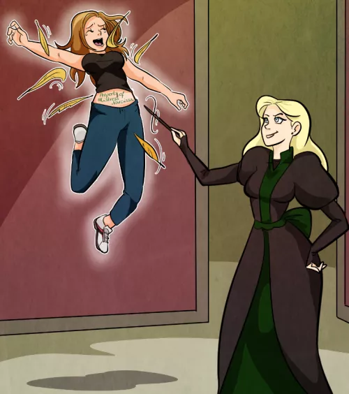 Narcissa Malfoy tickle torturing Buffy the Vampire Slayer by Arkham-Insanity on Deviantart