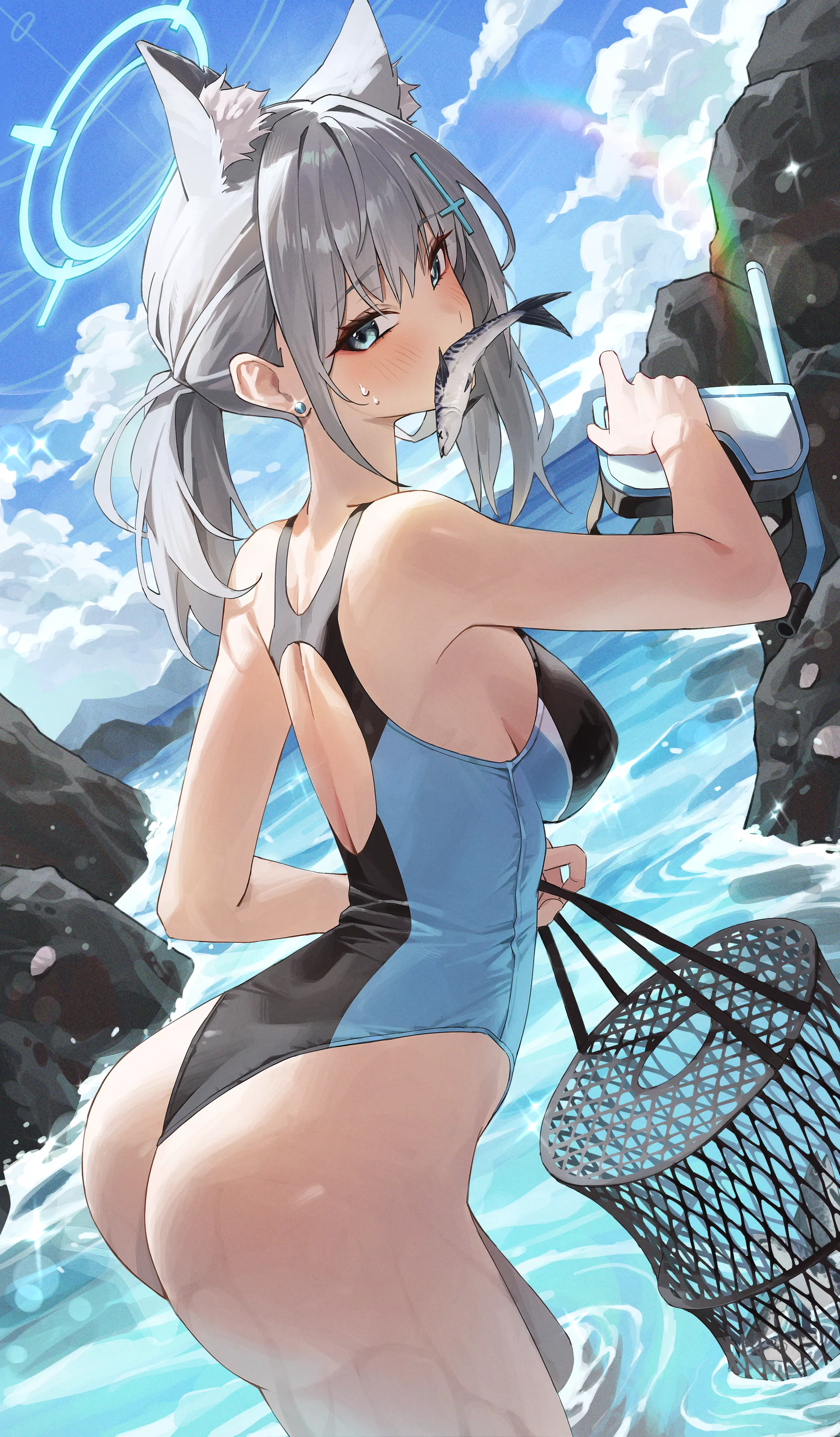 Shiroko goes fishing [Blue Archive]