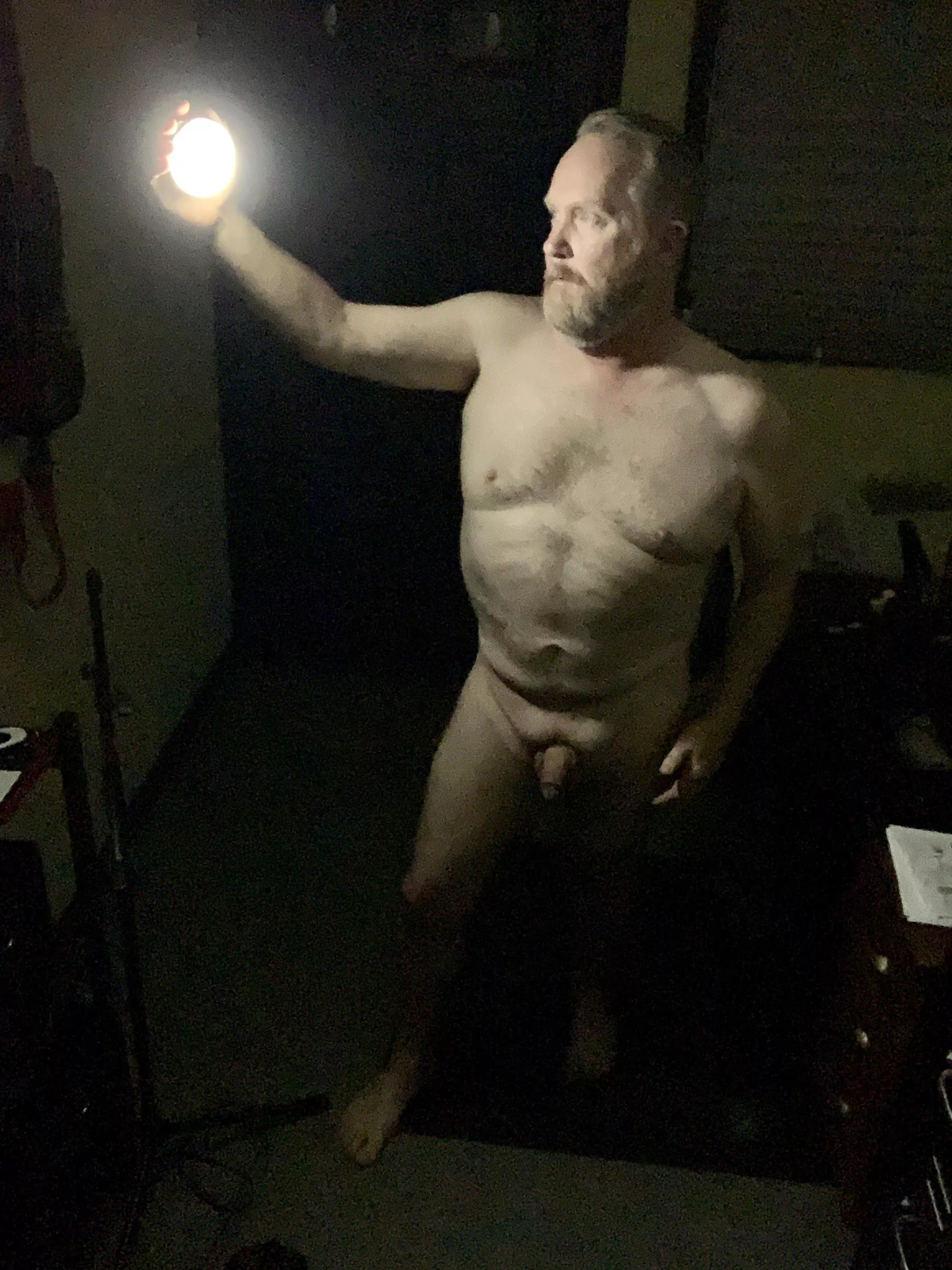 Standing with light [M] full body
