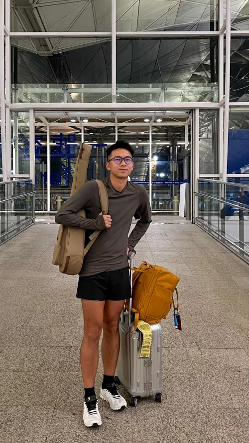 The boy has to go back to Germany for his study now