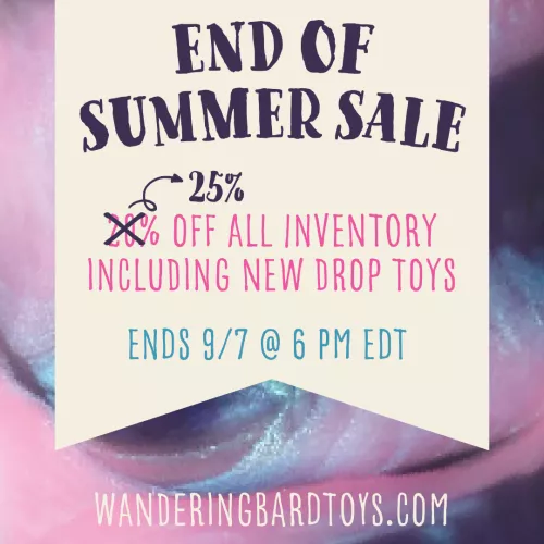 Wandering Bard End of Summer Sale!