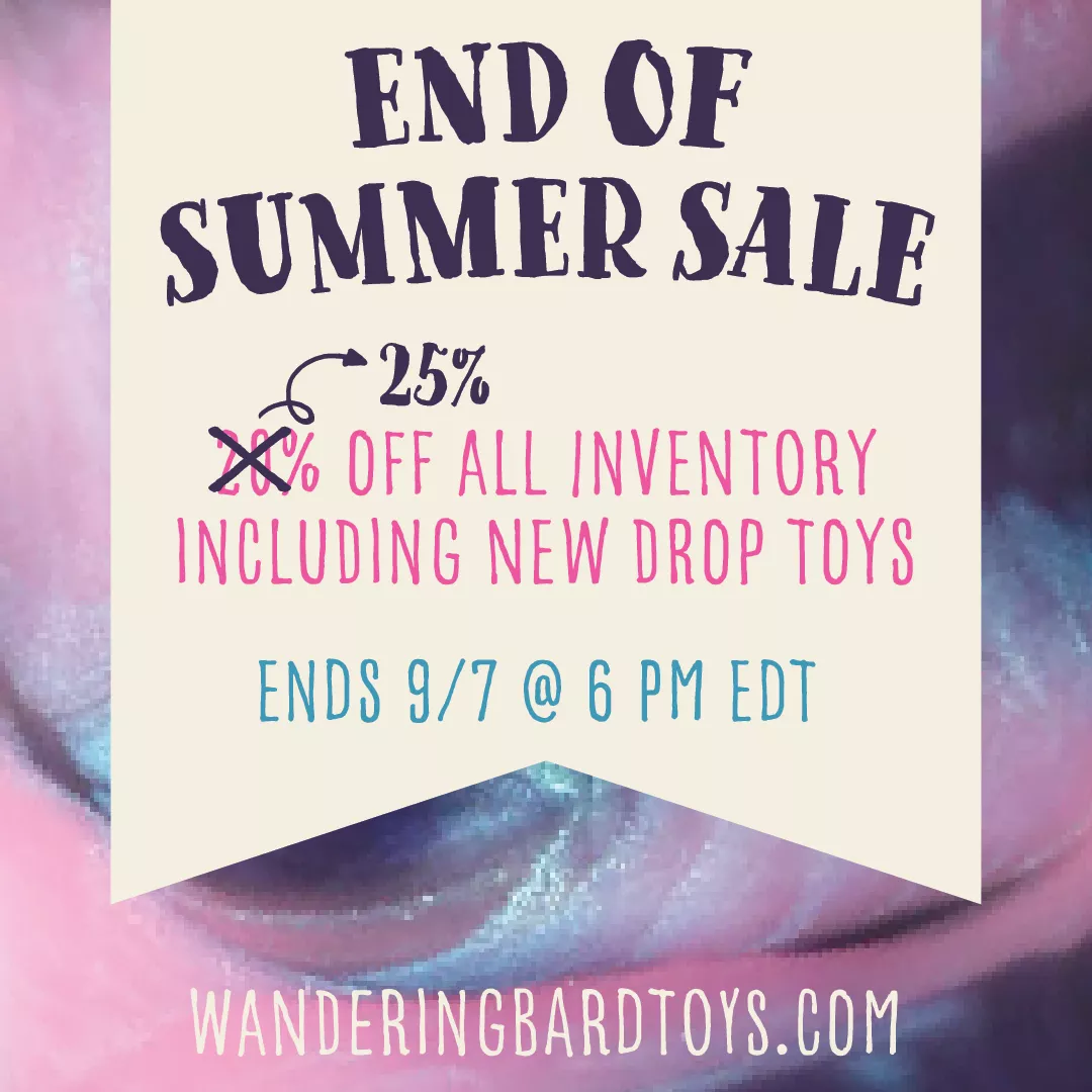 Wandering Bard End of Summer Sale!