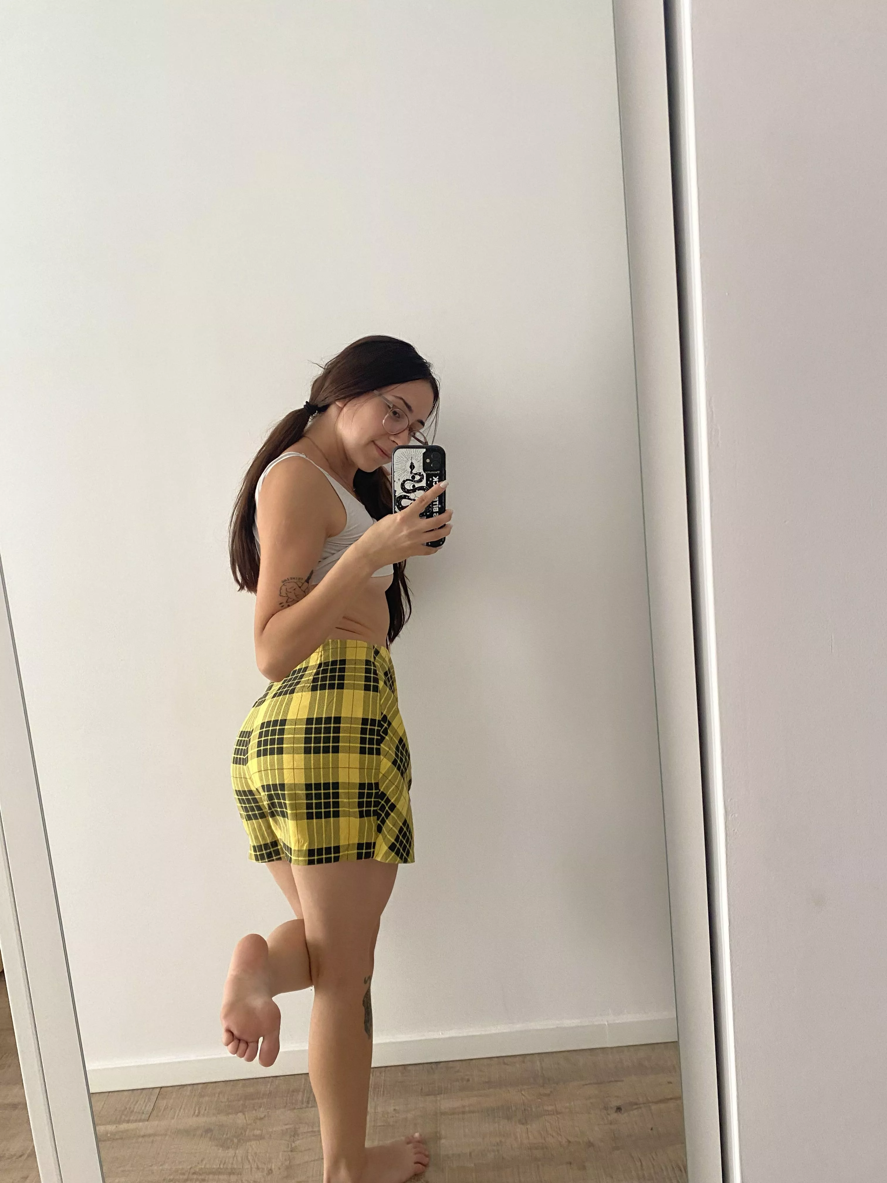 Wanna see what the skirt is hiding?