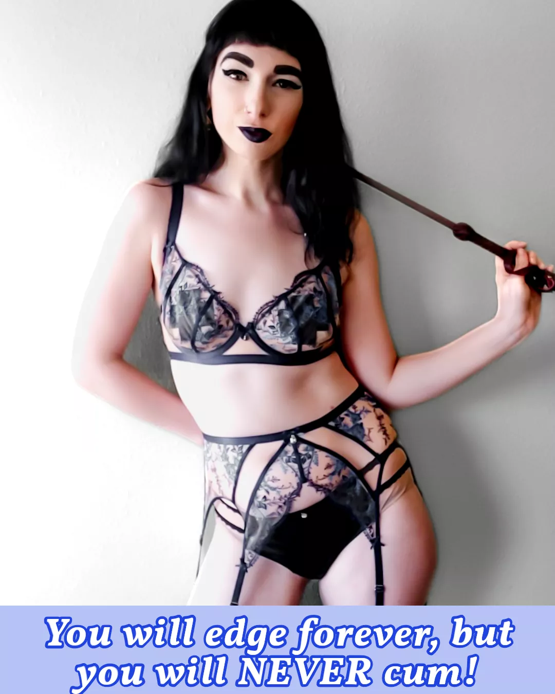 You don't deserve pleasure, only blue balls and a leaky cock.