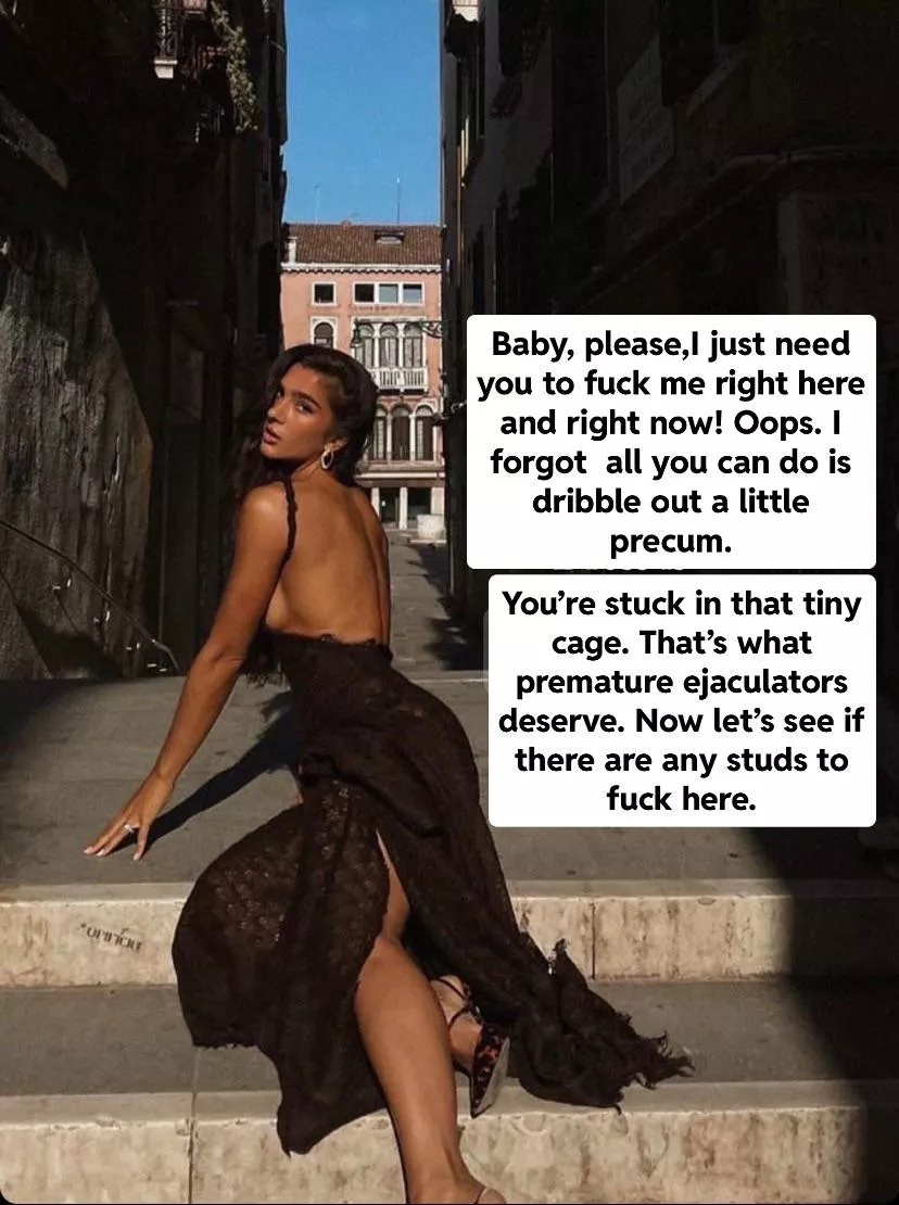 Your wife will never let go of the fact that you can only last 10 seconds in her hands.