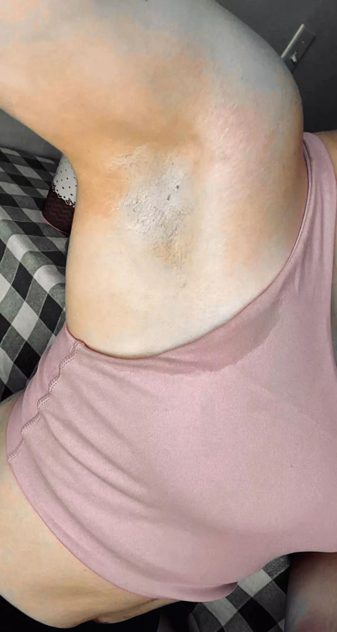 A[F]ter a good back biscep shoulder day 👅