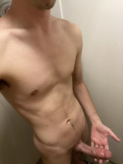 Any thoughts on my wet 8” college cock?