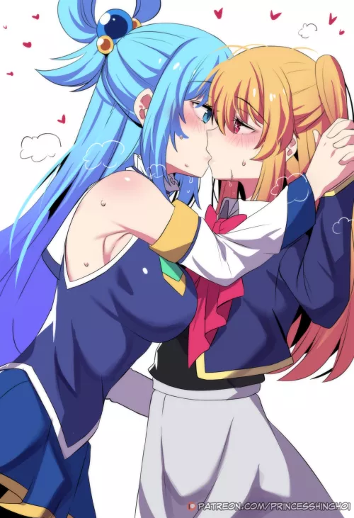 Aqua x Ruby (By PrincessHinghoi) [KonoSuba -Oshinoko]