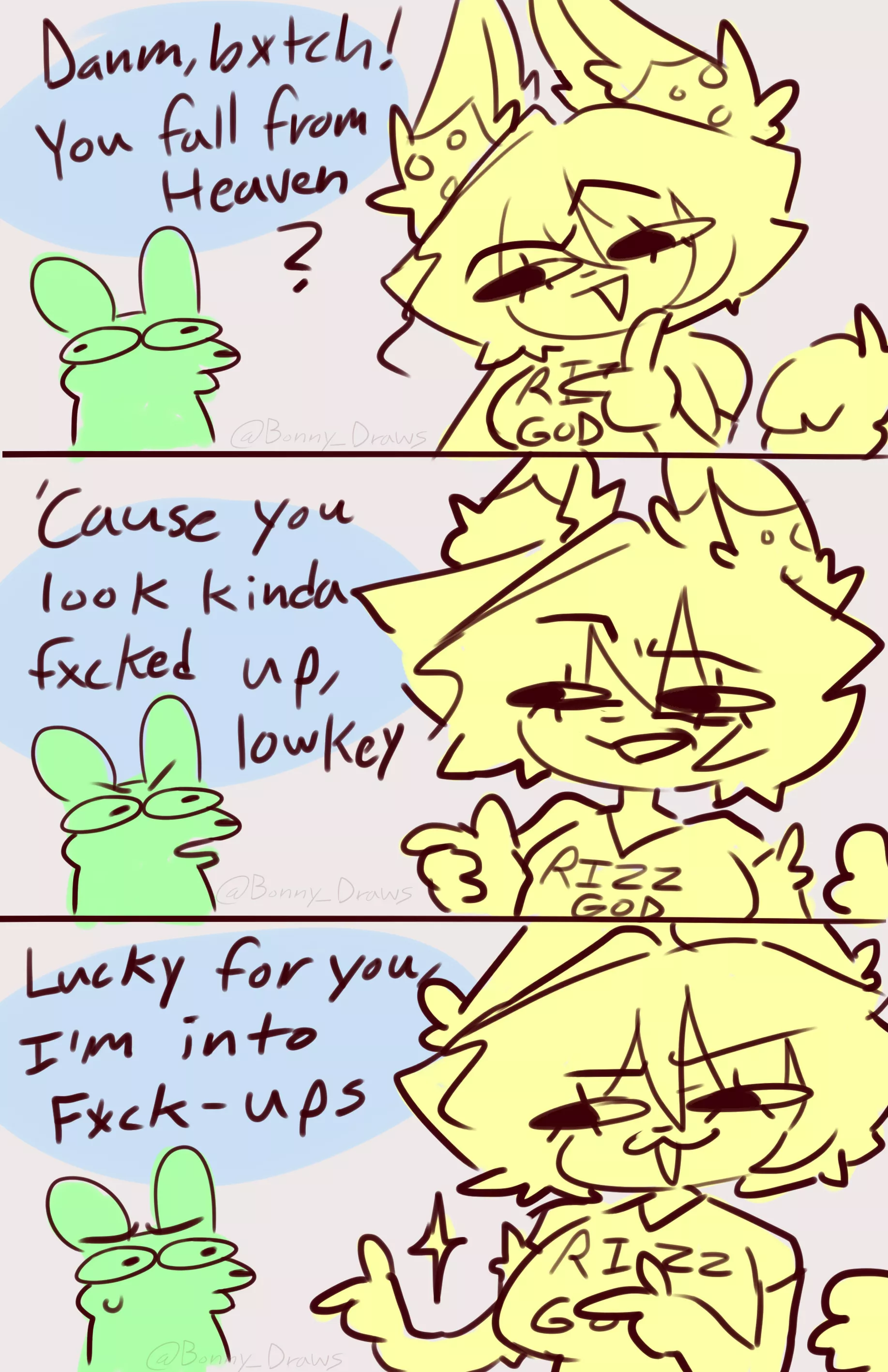 (Art by me) Unspeakable Rizz