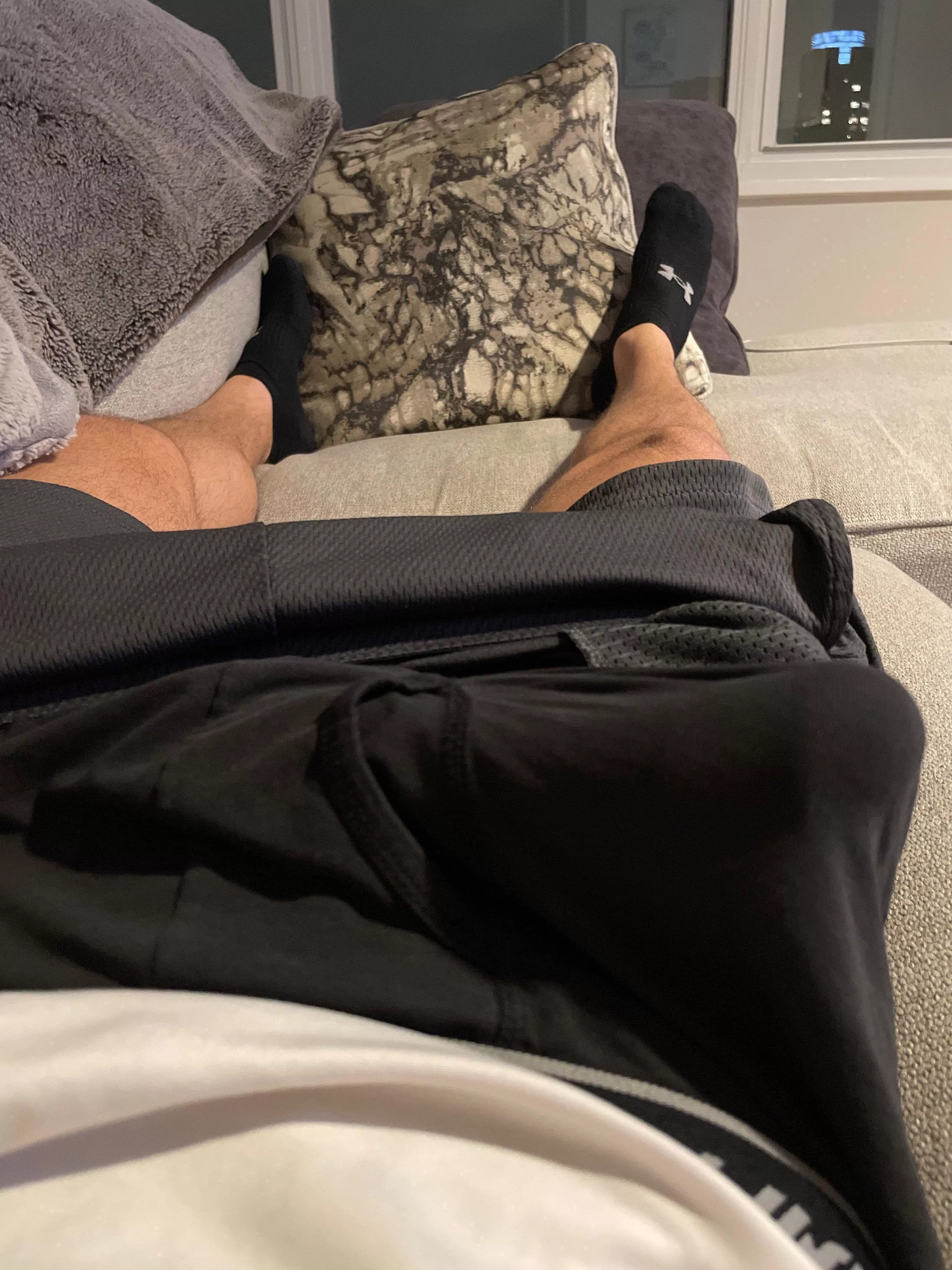 Bulging during the football game