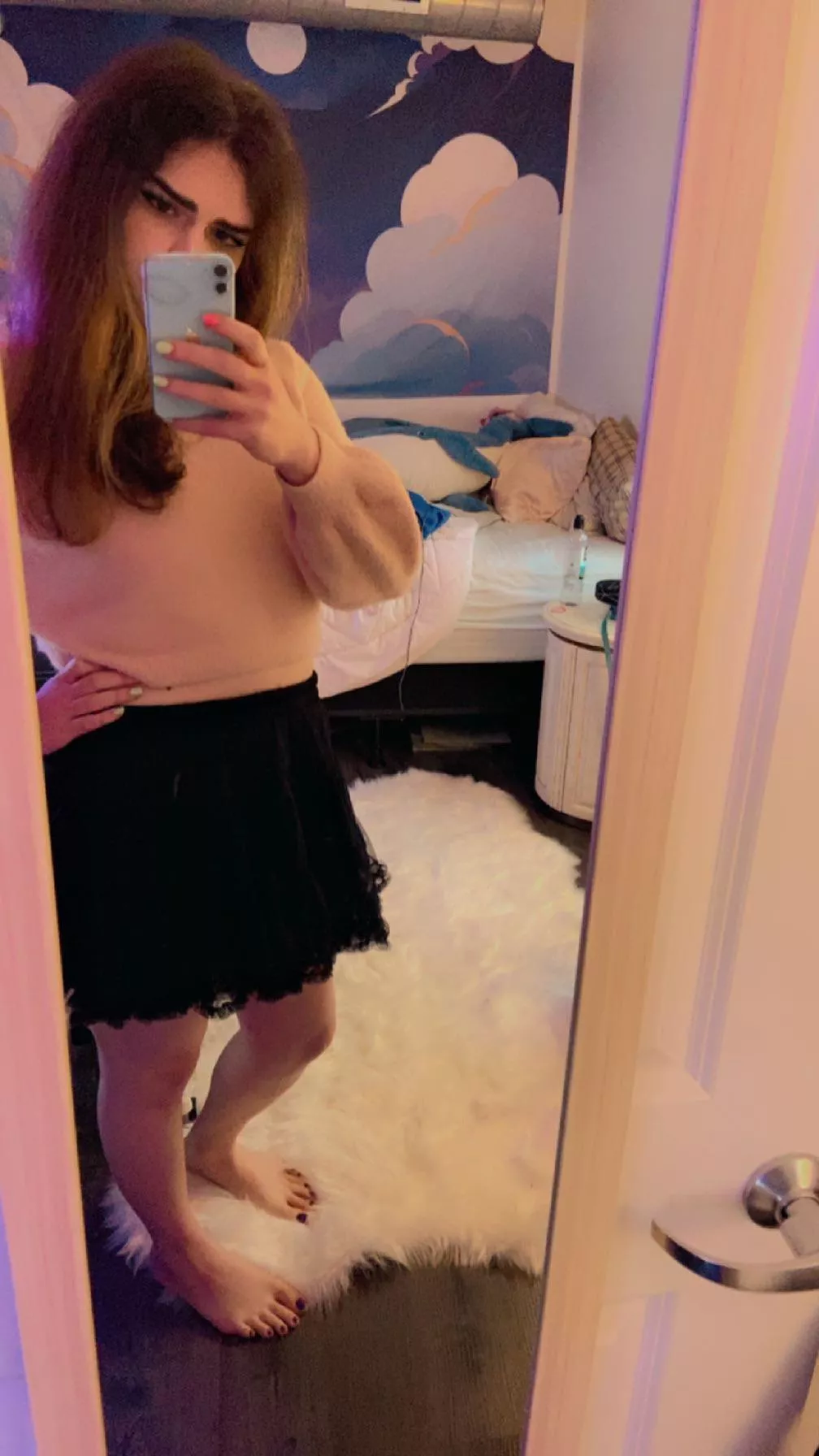 Can you.. stay over this weekend?