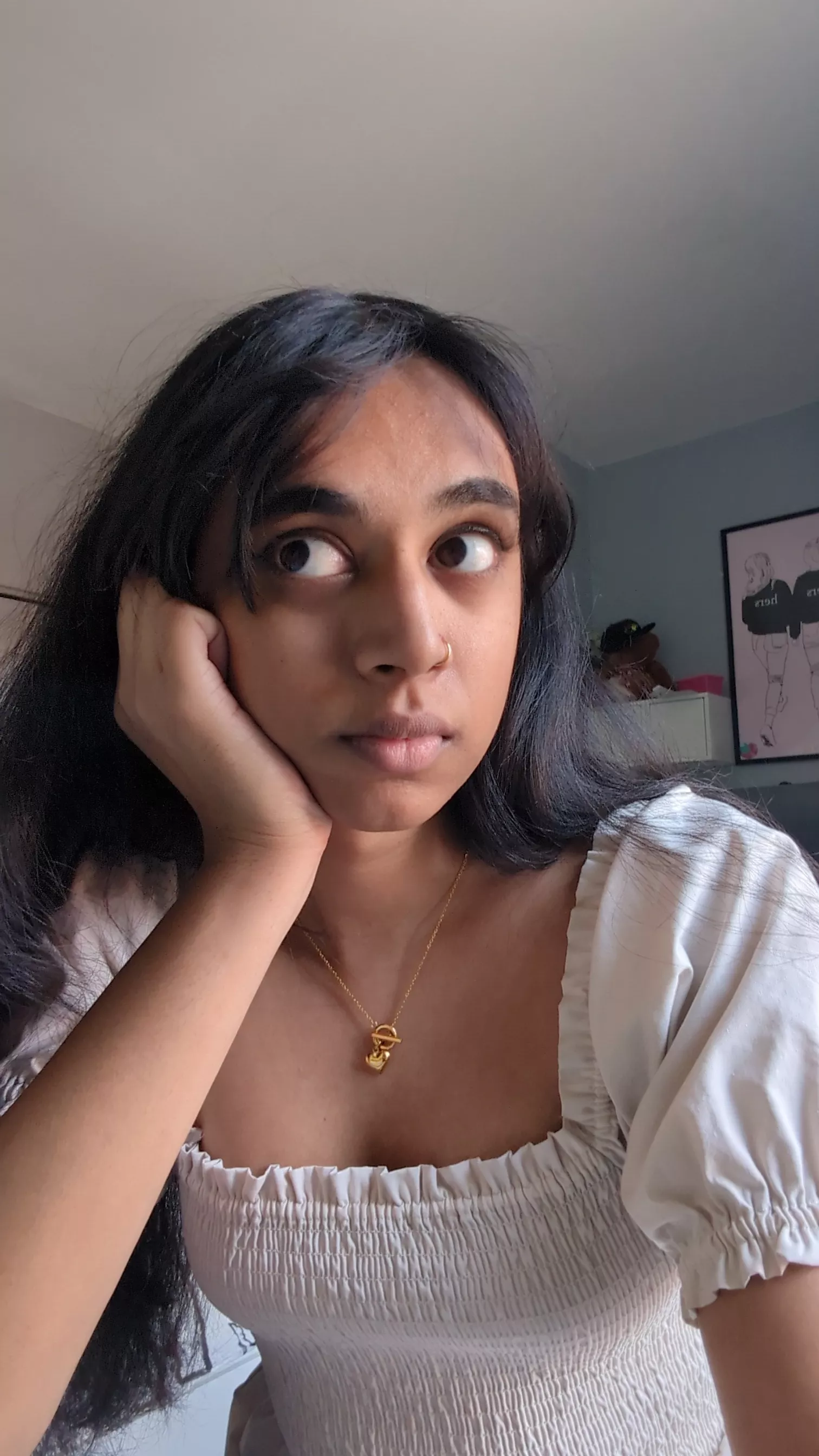 Do I keep the nose ring? Or change it to a stud? 🥰