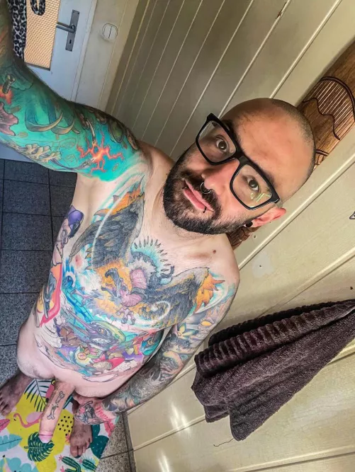 fresh out of the shower ✨