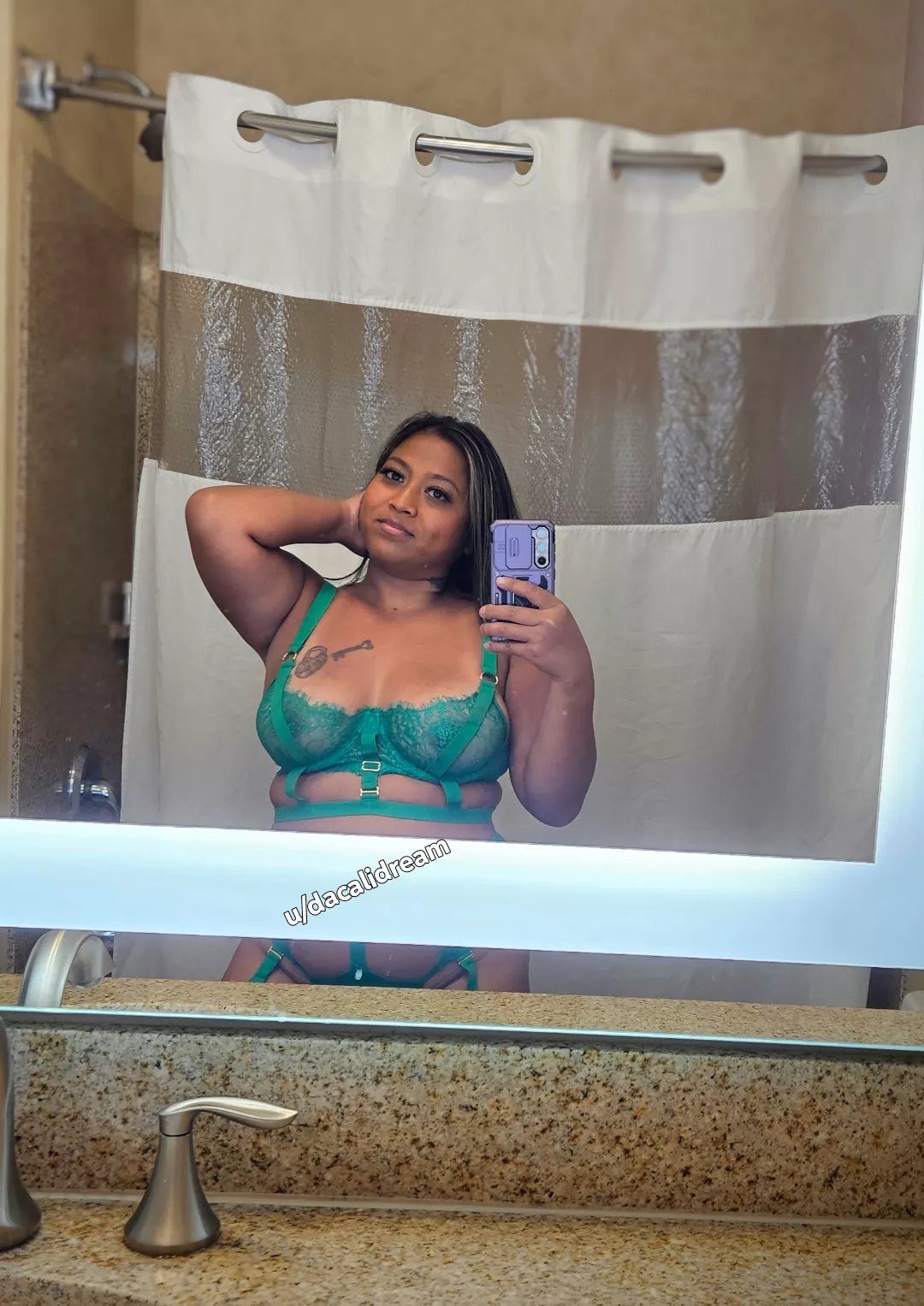 Green looks good on me. So do you