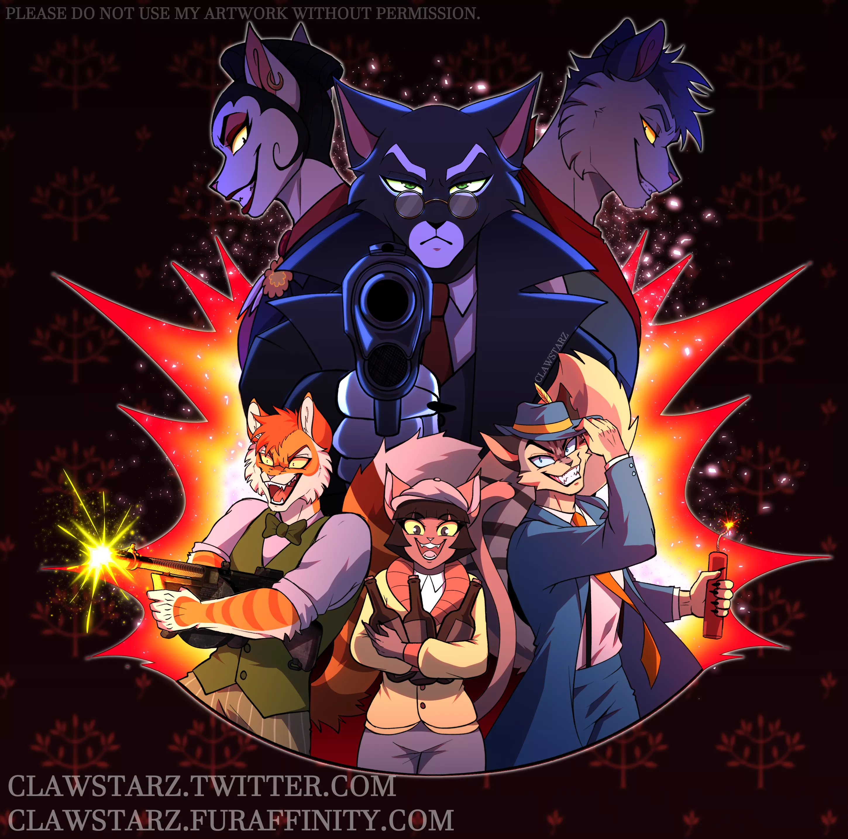 Lackadaisy fanart | Follow me @clawstarz