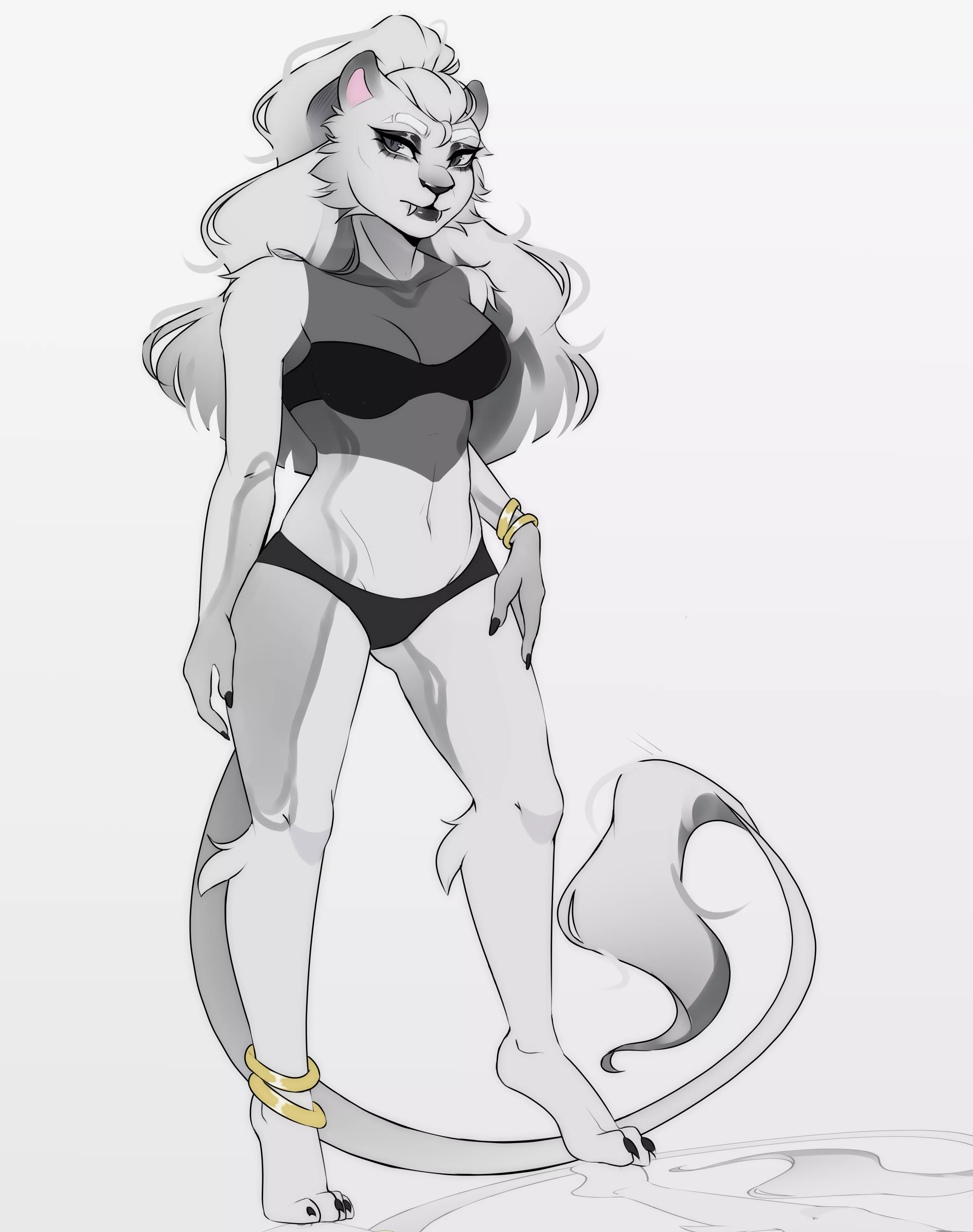 Lion Lady Adopt [F] (Art by me BambuDess)