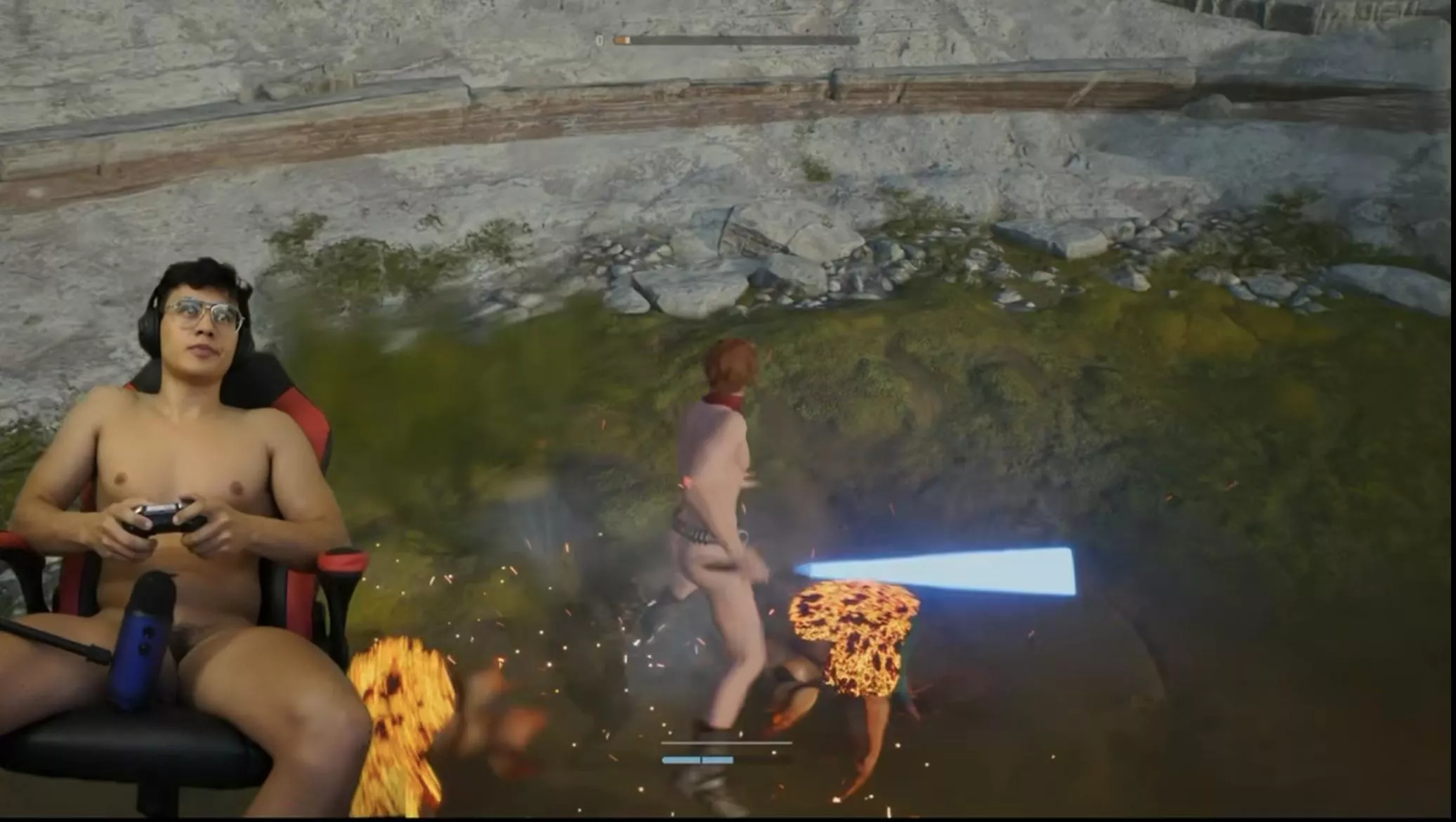 Love Playing with Naked Cal