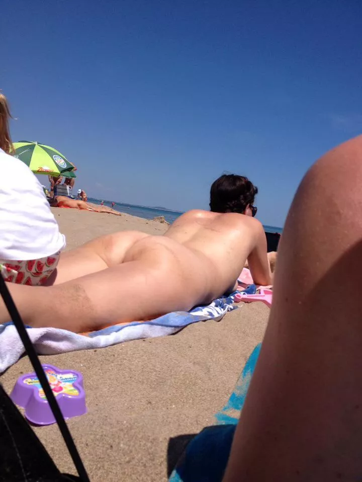 Mrs and I enjoying the beach earlier this year