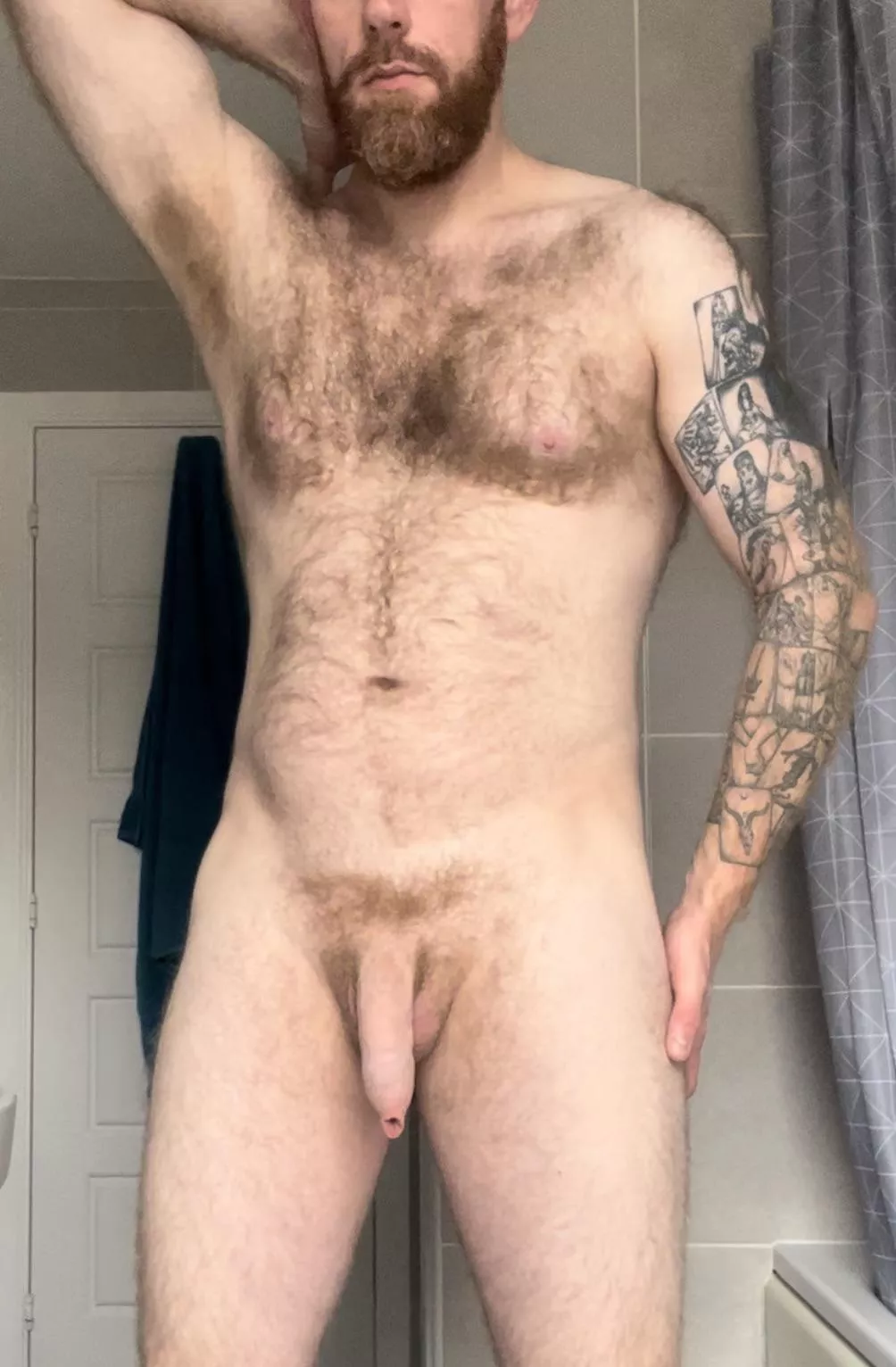 Red head, hairy, uncut!