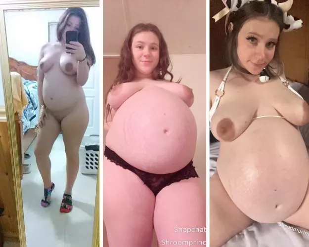 shroomprincess' 1st, 2nd and 3rd pregnancy