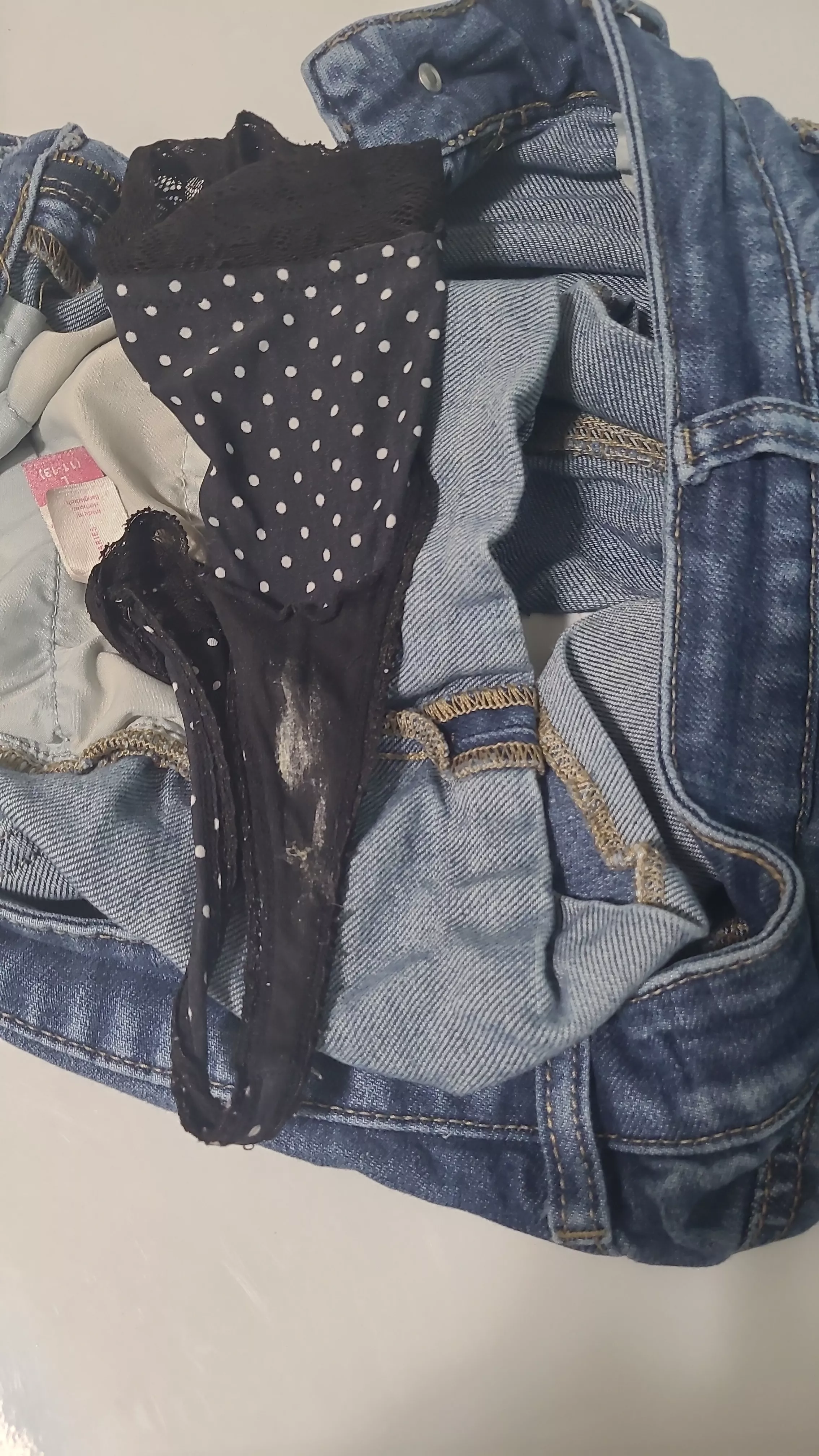 Wife's panties after work