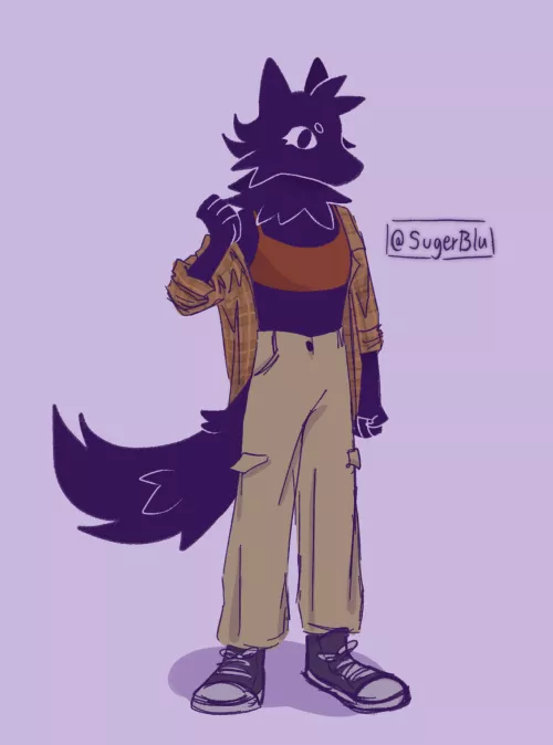 Wolf oc, named her Fox