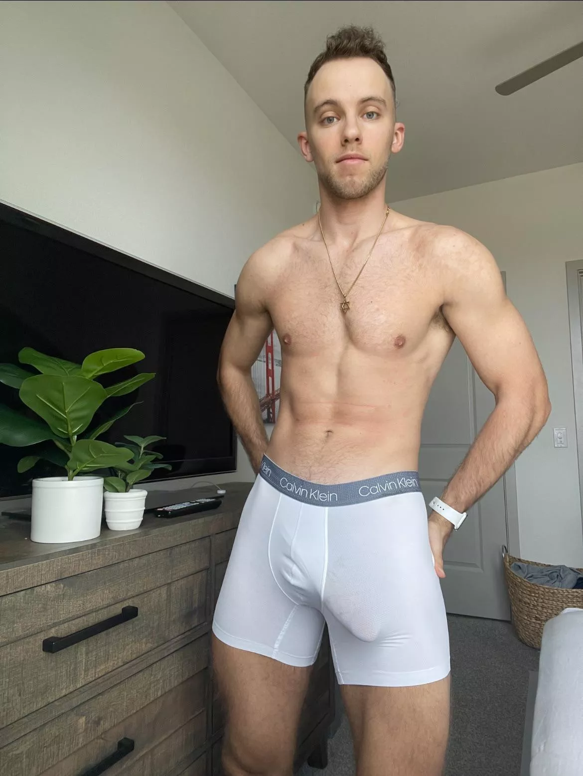 Would you rip my boxers off to get to my 8in cock?