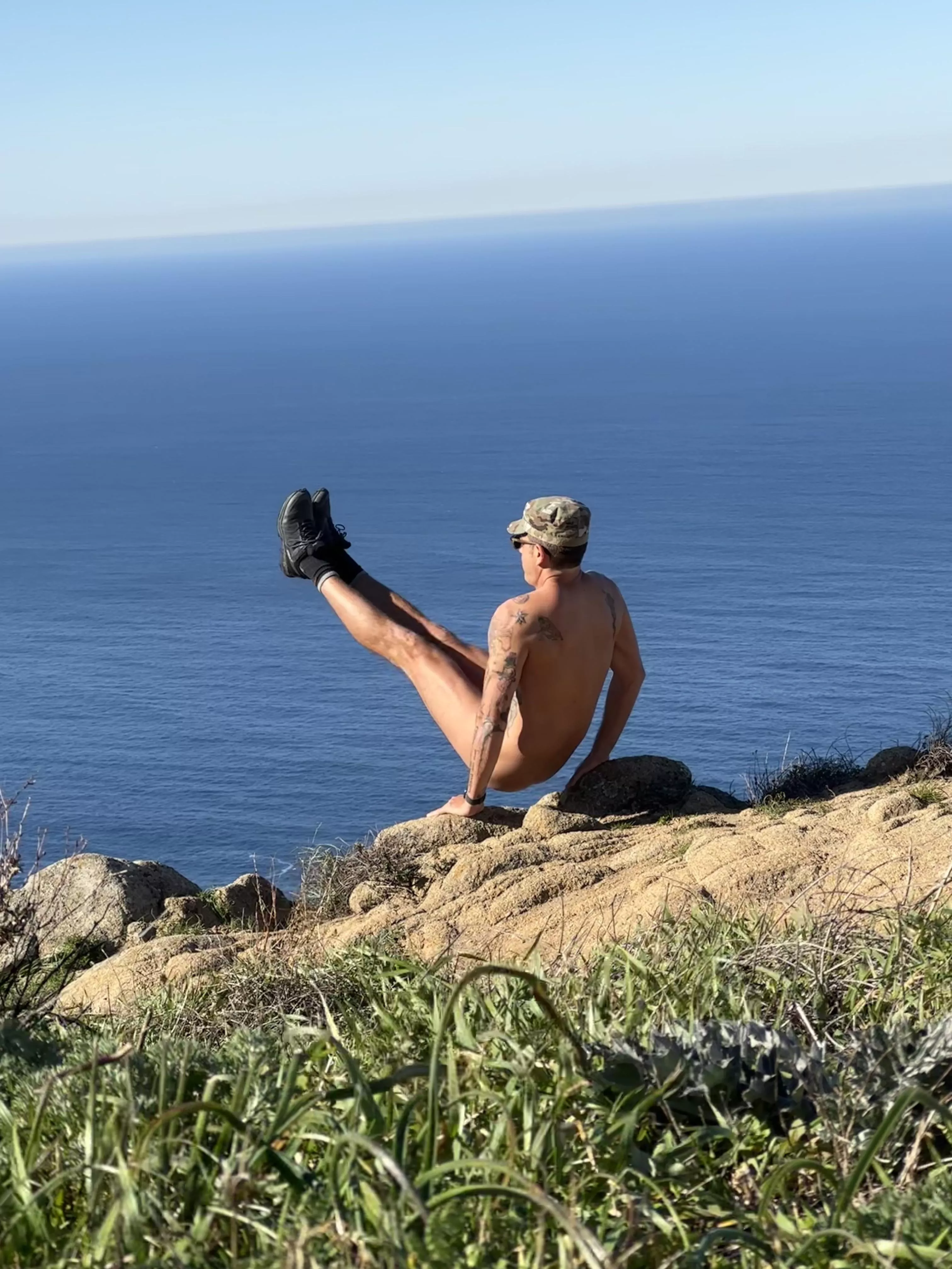 A little Victory V after the fast and steep climb in Carmel