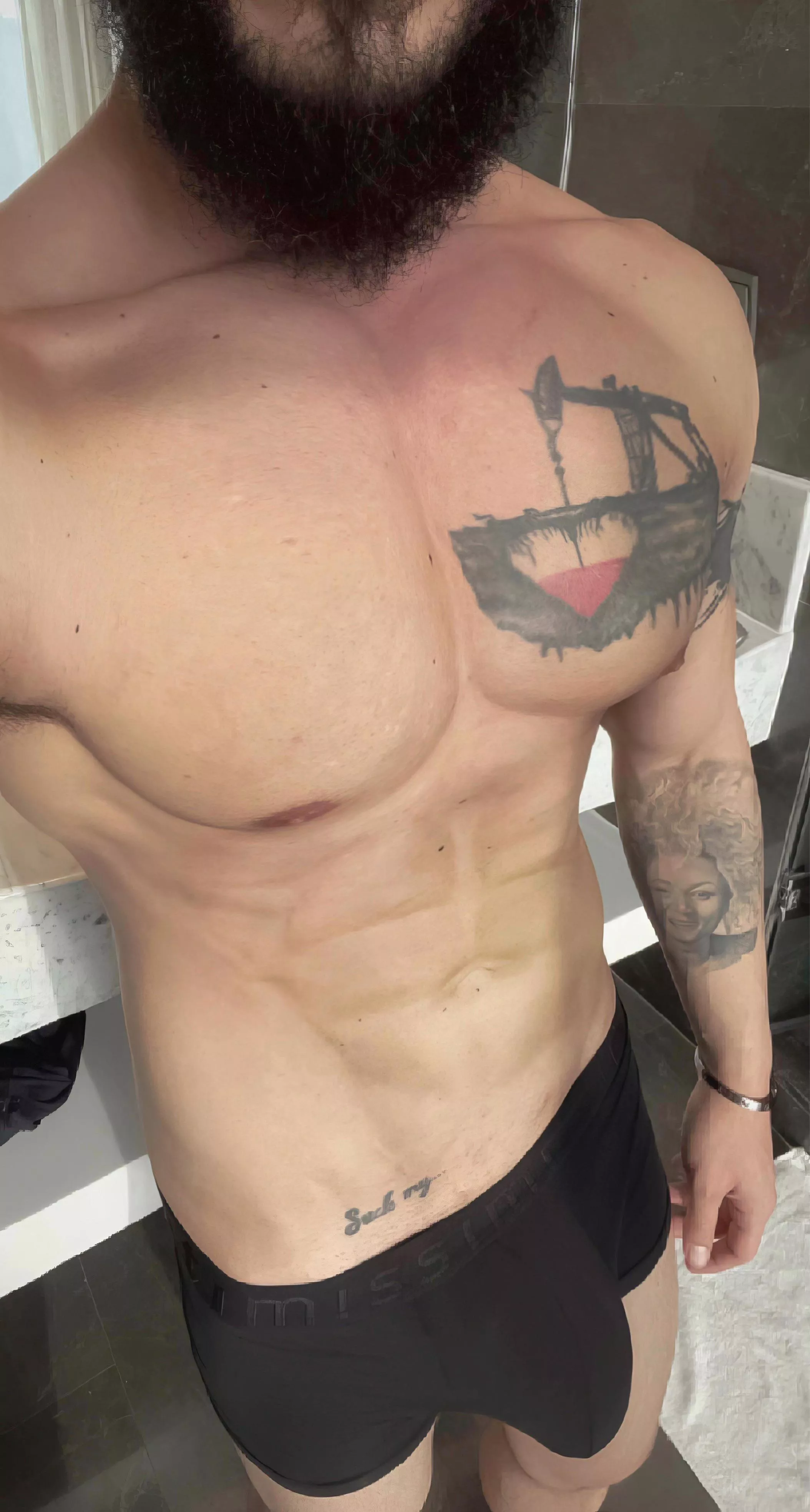 Anyone else buys their Boxers a size smaller, so the bulge gets all the love?