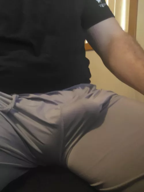 Dad shorts bulge anyone?