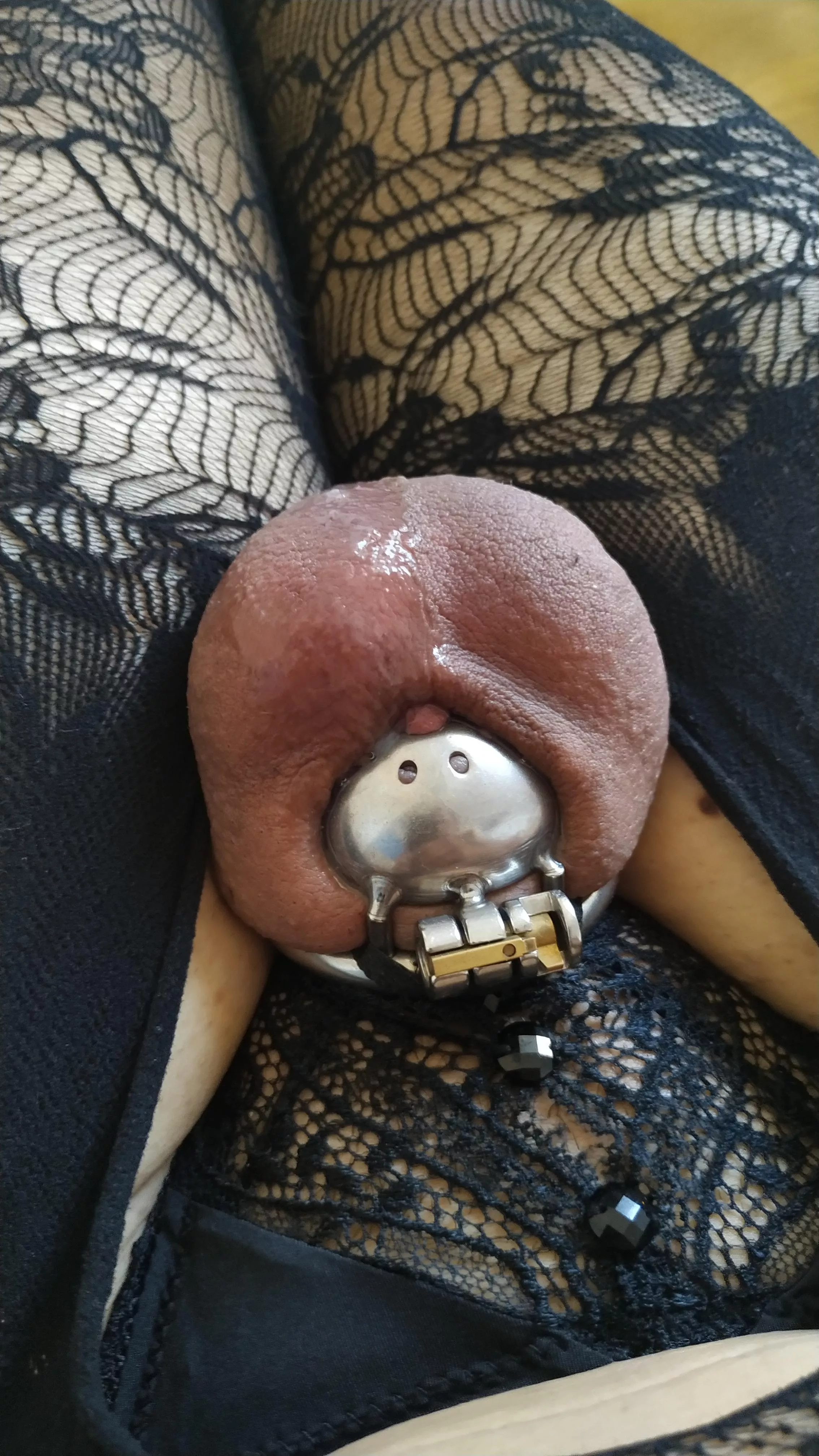 Got so close but i just leaked a ton of precum and ended up even more horny