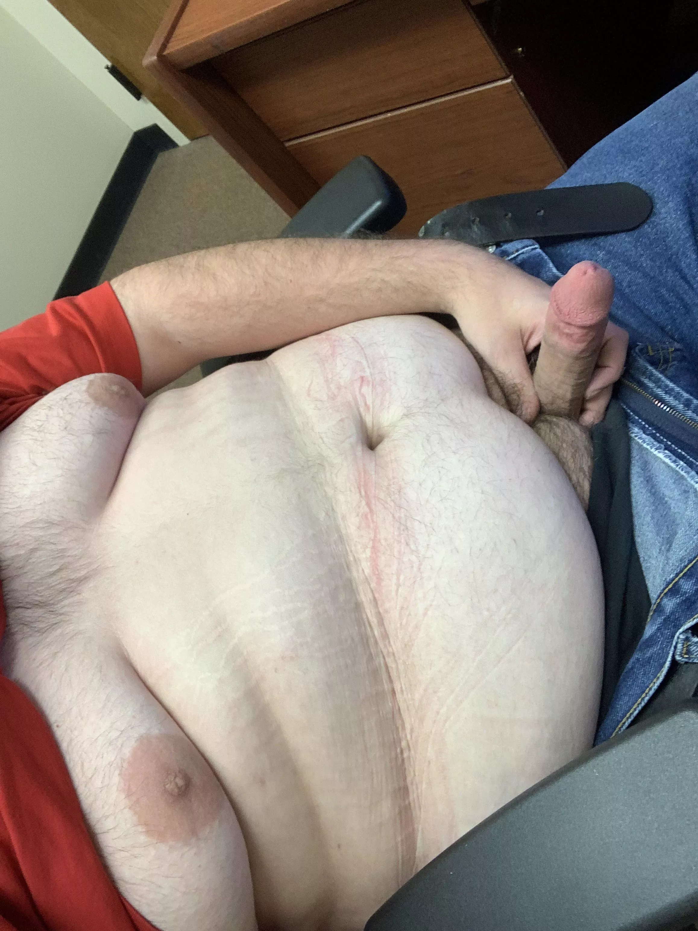 Horny at work, wish you were under my desk