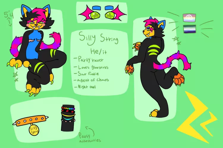 [OC] Opinions on my newest fursona ?