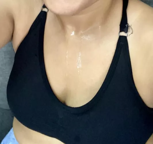 Really sweating after this run. 🙊