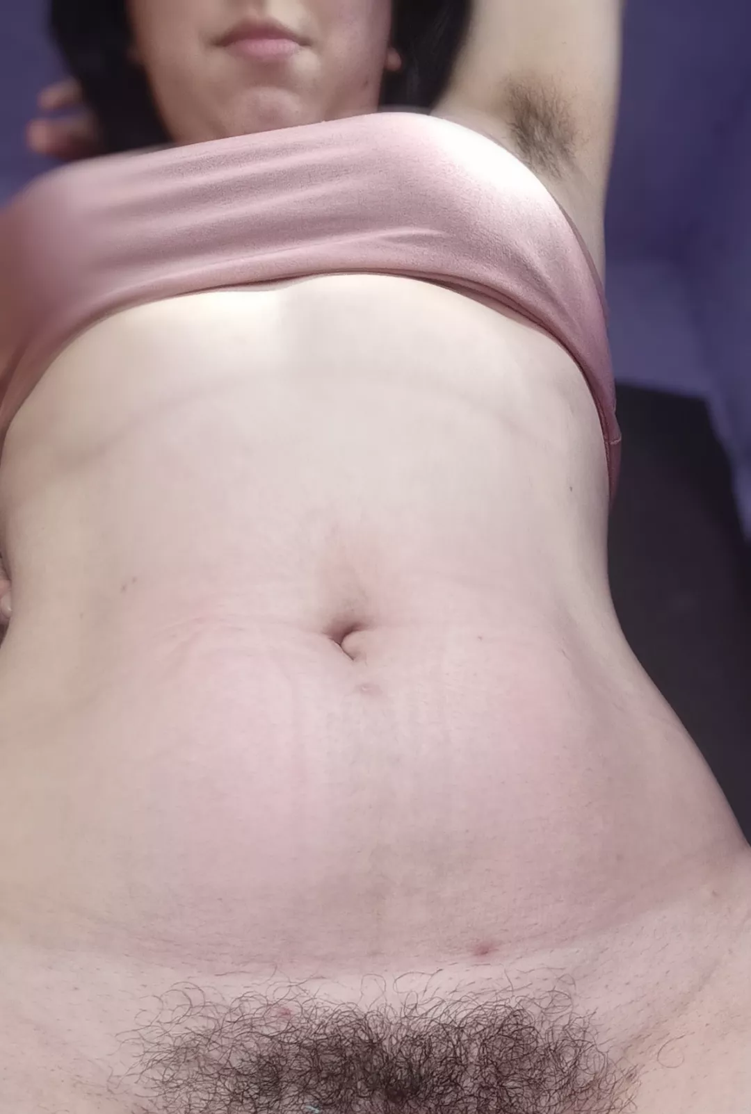 Still hairy, don't shaved ever yet