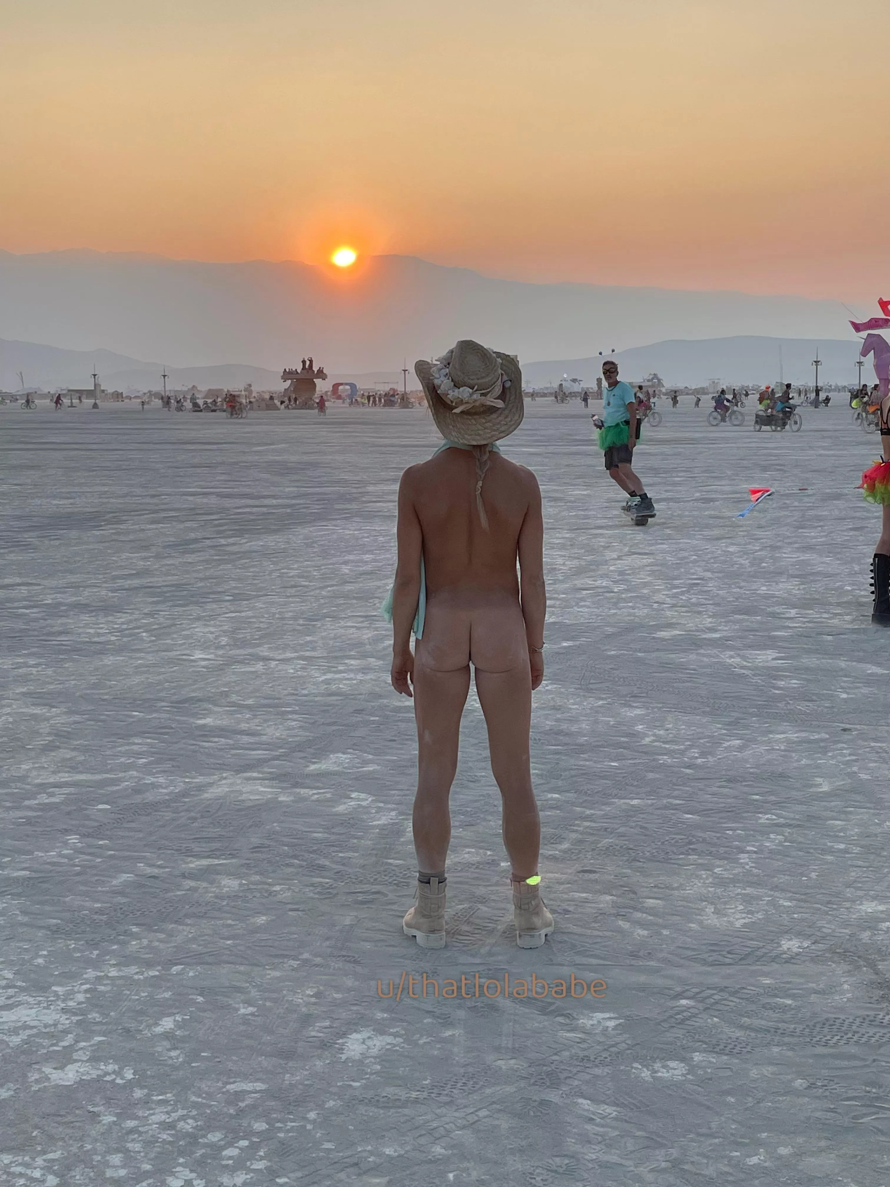 Still riding the sparkles from my naked burning man adventure!