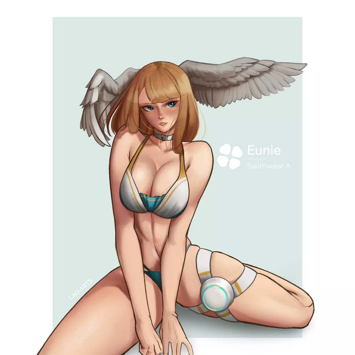 swimsuit Eunie (@lao_arts)[Xenoblade Chronicles 3]