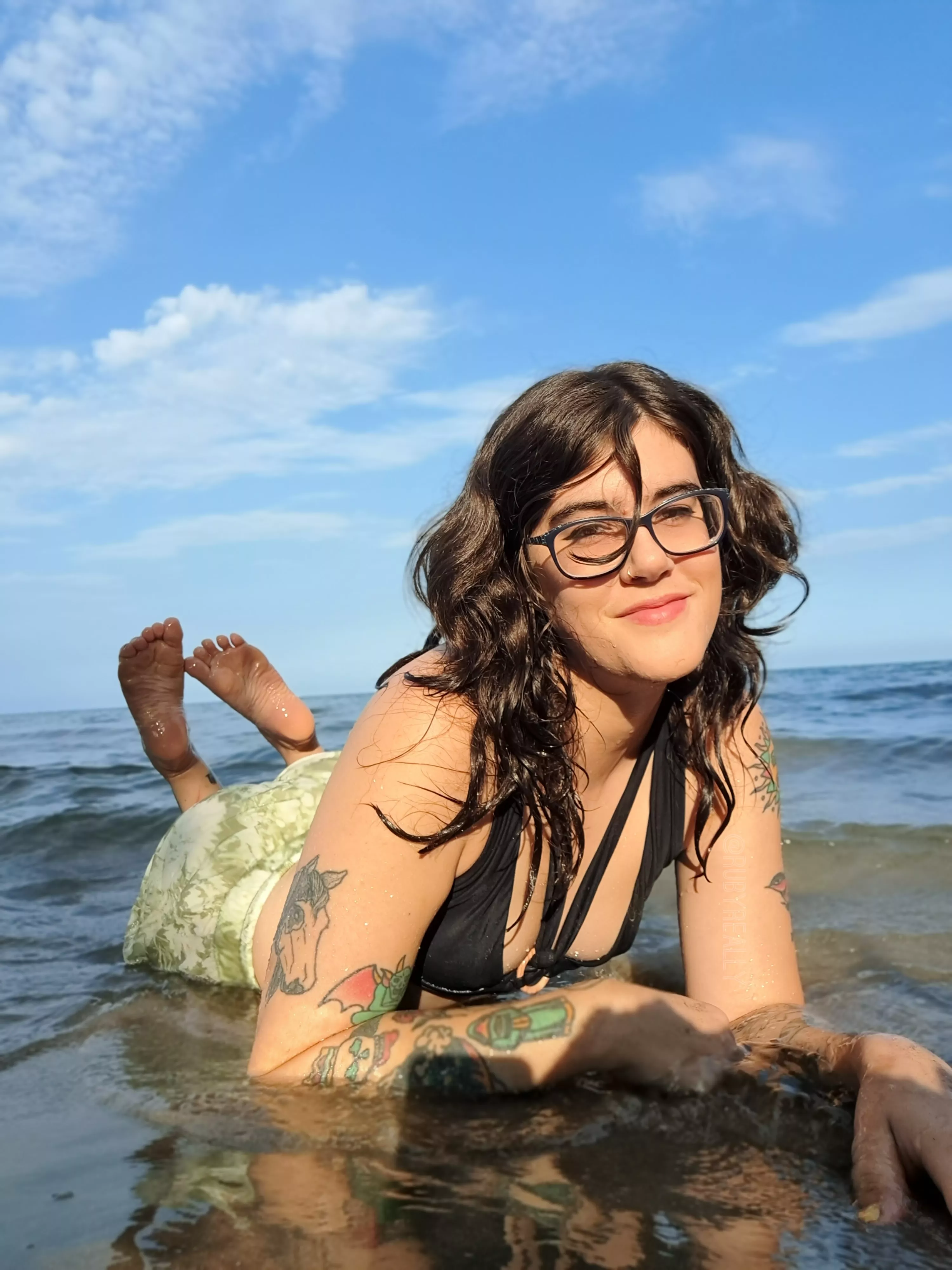 The beach feels like home