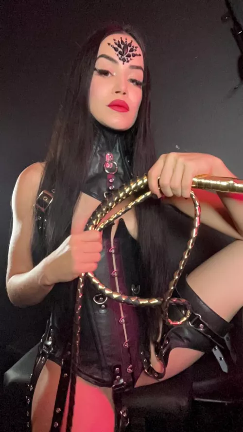 We'll use this one next for you. We'll see how ready you are to REALLY face your Domme...