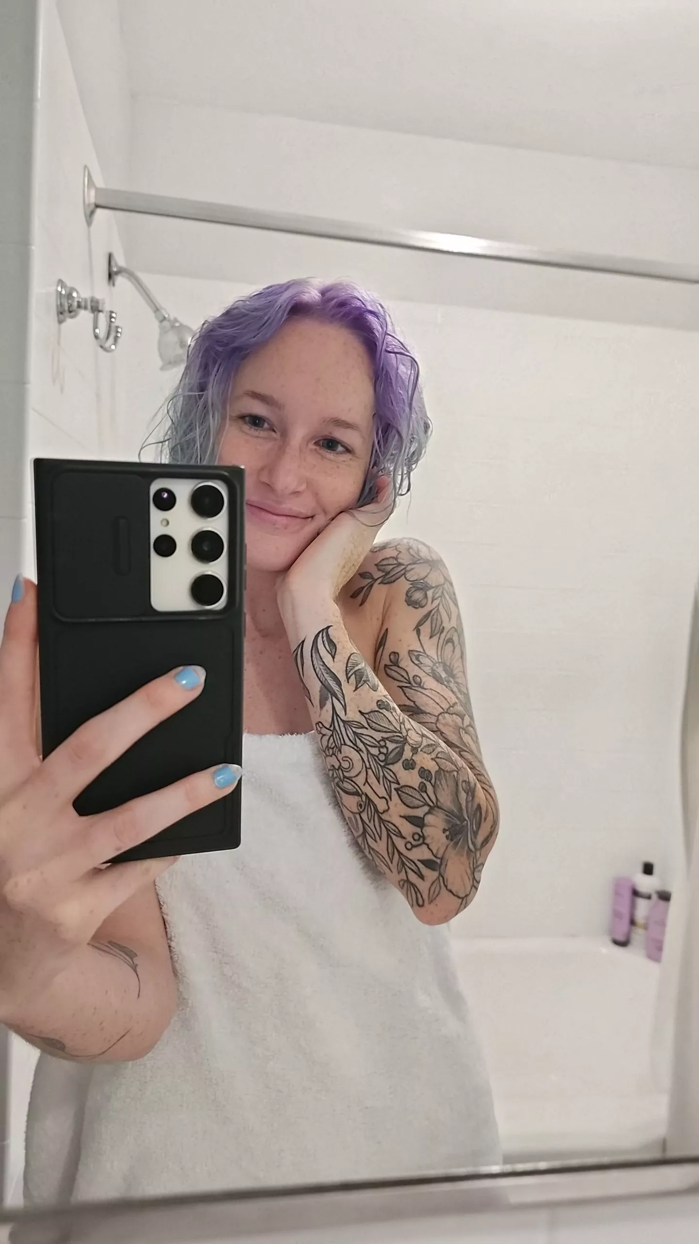 Would you date a girl with purple hair and Pokémon tattoos?